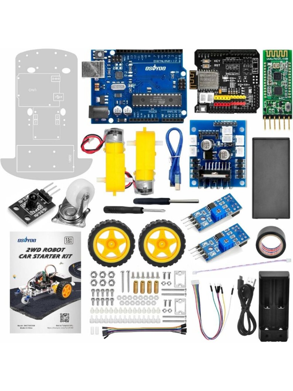 2WD Robot Car Starter Kit for Arduino - Smart Educational Robotics, Build & Code - Picture 9 of 9